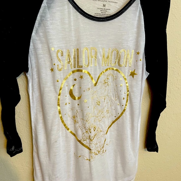 Sailor Moon Tops - EUC Sailor Moon Sheer Top.